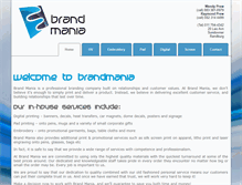 Tablet Screenshot of brandmania.co.za